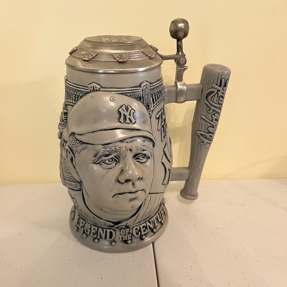 Silver-tone 'Legend of the Century' Ceramic Stein